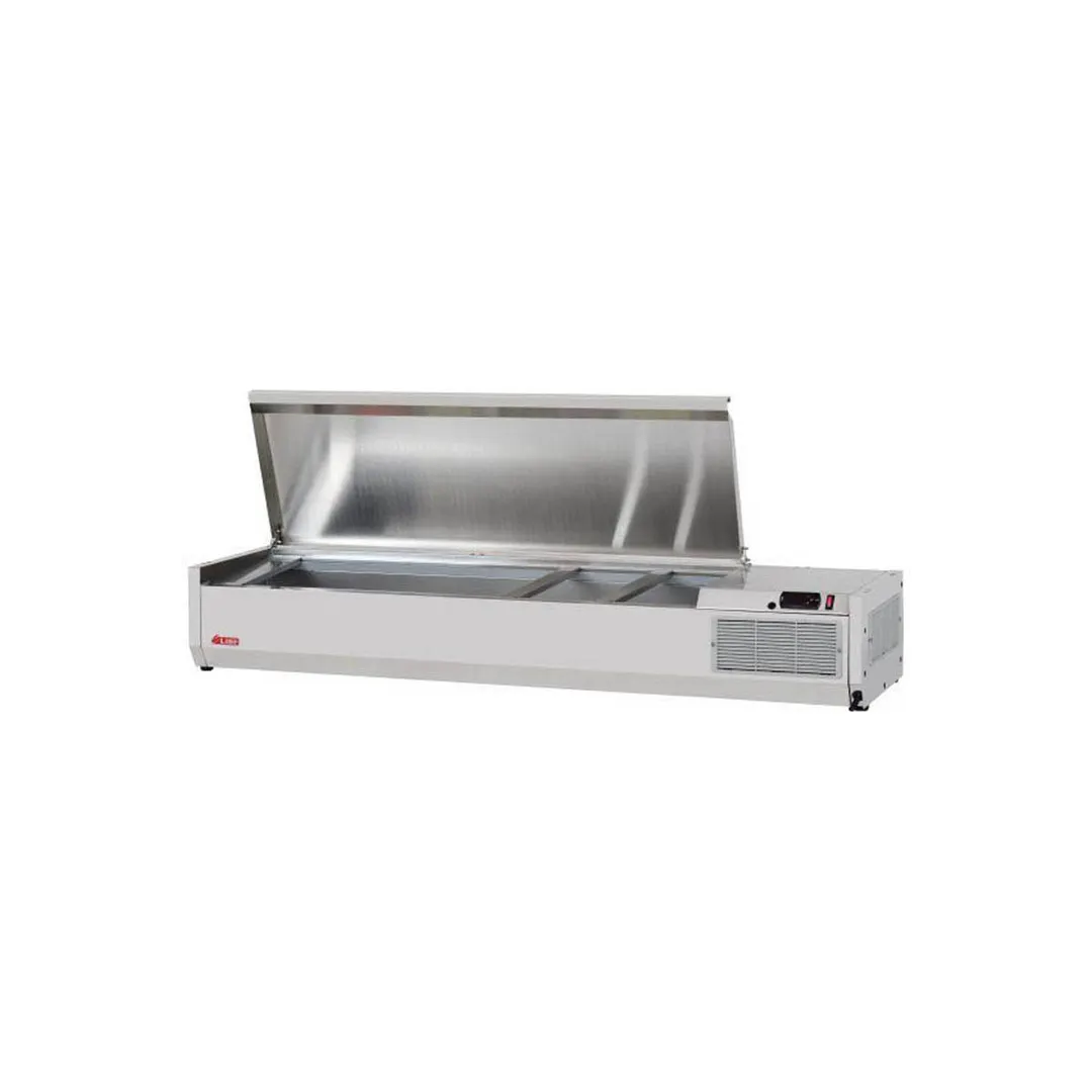 Turbo Air CTST-1500-13-N 59" E-Line Countertop Salad Table, 12 Pan Capacity