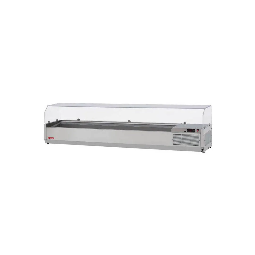 Turbo Air CTST-1800G-N 70" E-Line Countertop Salad Table, 9 Pan Capacity