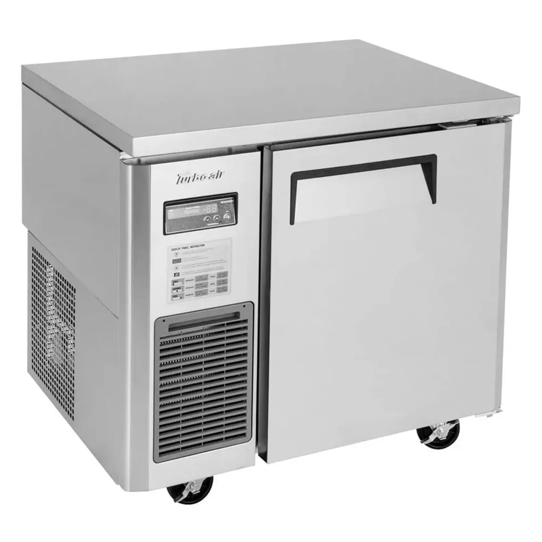 Turbo Air JUF-36-N 35" 1-Door Undercounter Freezer, Stainless Steel, Front Breathing, 6.4 cu. ft.