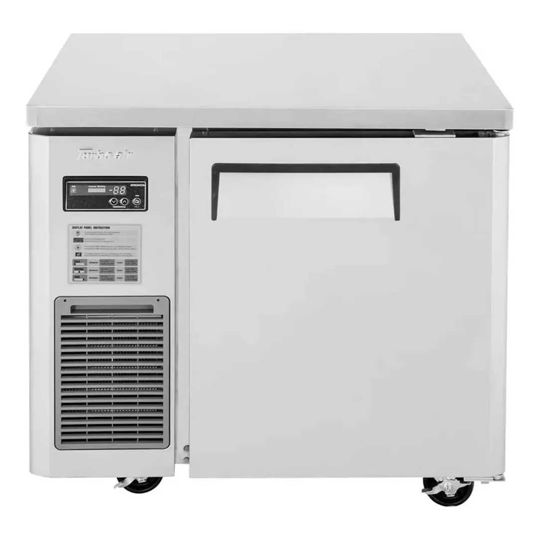 Turbo Air JUF-36S-N 35" 1-Door Undercounter Freezer, Stainless Steel Exterior, Front Breathing, 5.66 cu. ft.