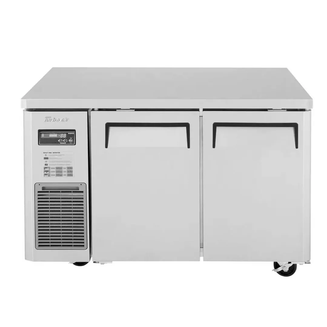 Turbo Air JUF-48S-N 47" 2-Door Undercounter Freezer, Stainless Steel Exterior, Front Breathing, 8.9 cu. ft.