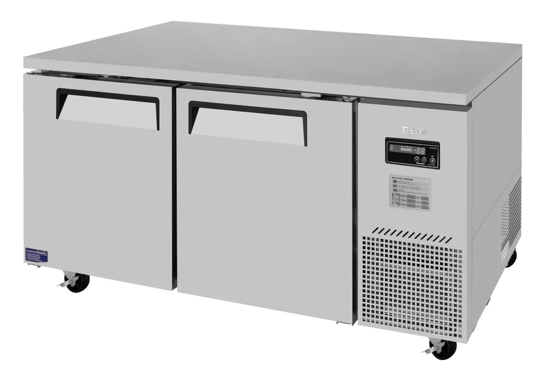 Turbo Air JUF-67D-N 67" 2-Section Undercounter Freezer w/ 2 Doors, 19 cu. ft.
