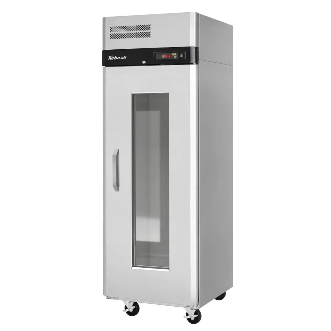 Turbo Air M3H24-1-G-TS 1-Section "Full Height" Heated Holding Cabinet with Glass Door, 22.3 cu ft, Stainless Steel
