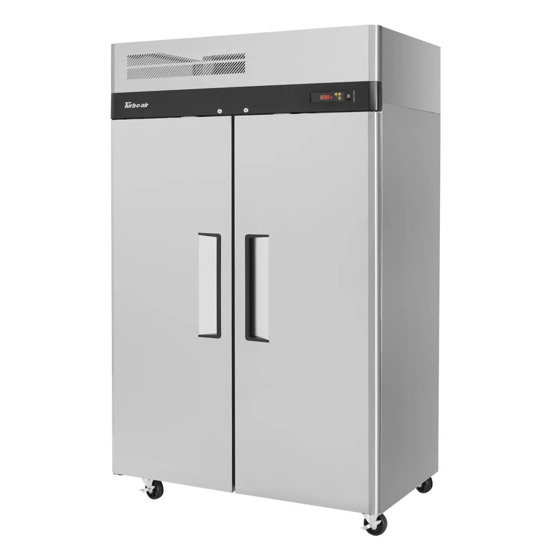Turbo Air M3H47-2 2-Section 2-Door Solid Door Heated Holding Cabinet, 51.75"W x 30.75"D, Stainless Steel, 42.9 cu ft
