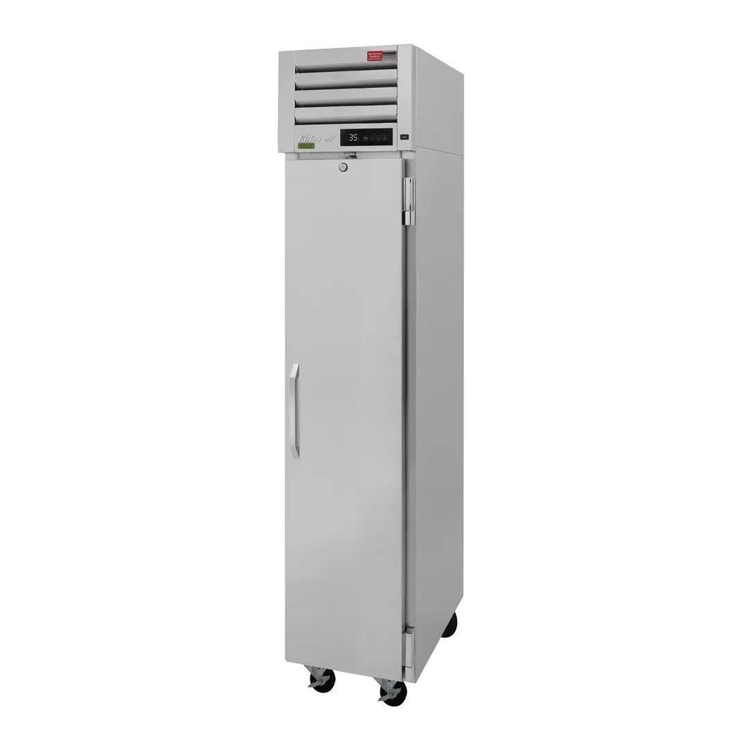 Turbo Air PRO-12R-N 17" 1-Section Reach-In Refrigerator w/ Solid Door, Top Mount, Stainless Steel, 10 cu. ft.
