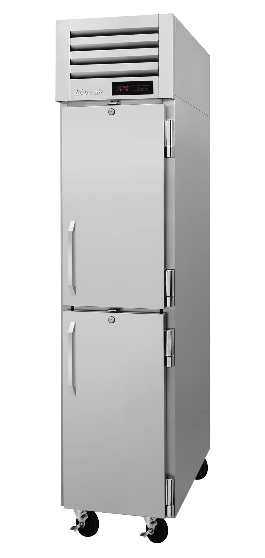 Turbo Air PRO-15-2H(-L) 1-Section 2-Half Door Heated Holding Cabinet, 14.65 cu ft, Stainless Steel