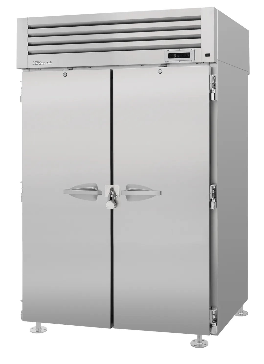 Turbo Air PRO-50F-N-CRT 52" Two Section Reach-In Freezer for Correctional Facility, 2 Solid Doors, Top Mount, 48 cu. ft.