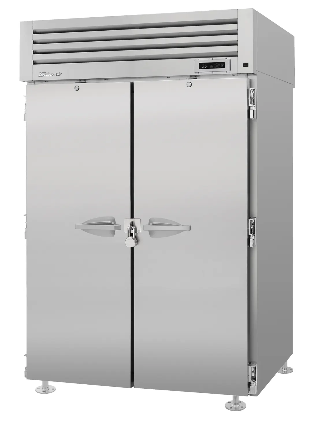Turbo Air PRO-50R-N-CRT 52" 2-Section Reach-In Refrigerator for Correctional Facility, Solid Doors, 48 cu. ft.