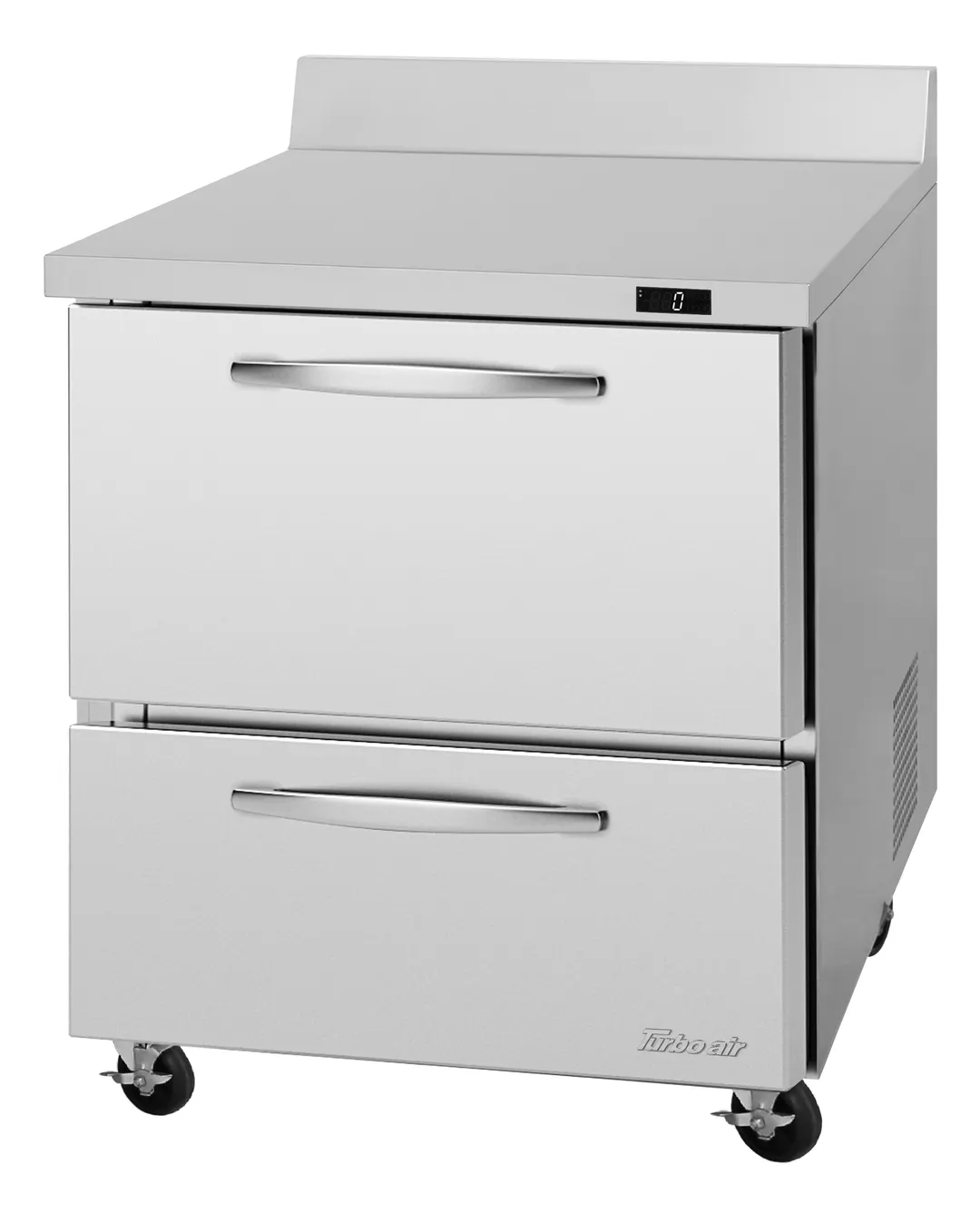 Turbo Air PWF-28-D2-N 27" 1-Section Worktop Freezer w/ 2 Drawers, 6.8 cu. ft.