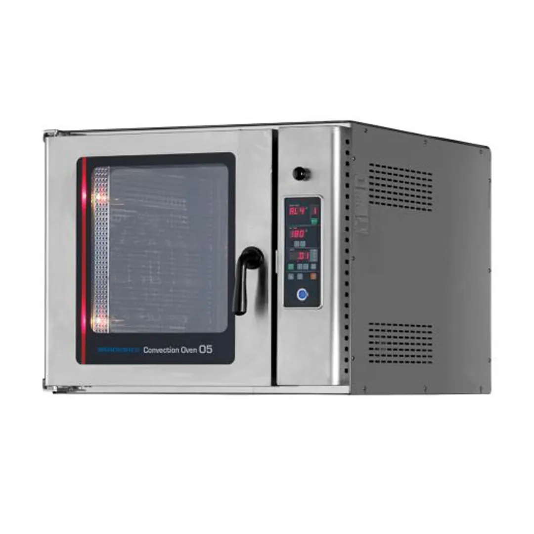 Turbo Air RBCO-N1 Single Deck Full Size Electric Convection Oven with Programmable Controls