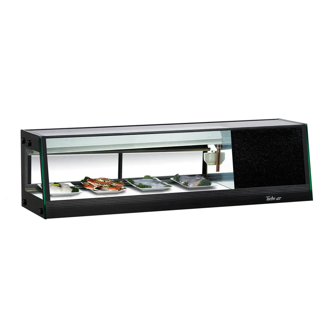 Turbo Air SAS-50R-N 46" Countertop Refrigerated Sushi Display Case, Right Compressor