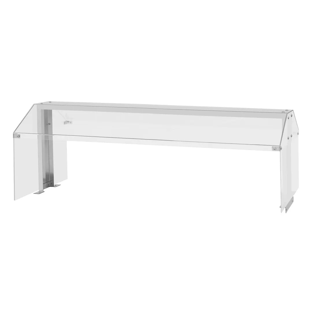 Turbo Air SNZ-72T Sneeze Guard, Double Sided, 72"W, Polycarbonate Cover
