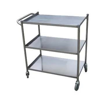 Turbo Air TBUS-1828E, 430 Stainless Steel Utility Cart w/ 3 Shelves (18" x 28")