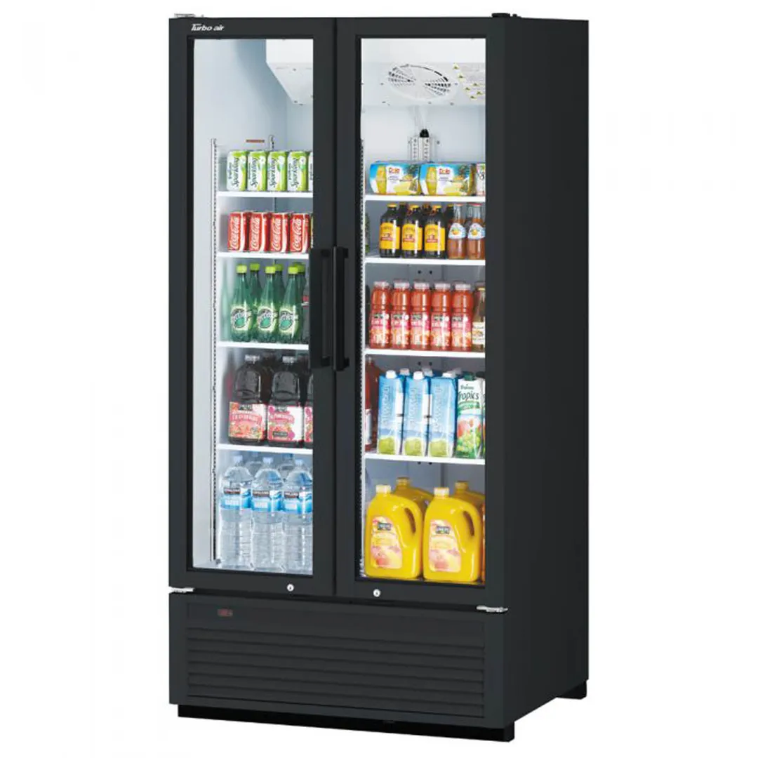 Turbo Air TGM-35SDH-N 39" 2-Glass Door Merchandiser Refrigerator, 31.7 cu. ft., ENERGY STAR®