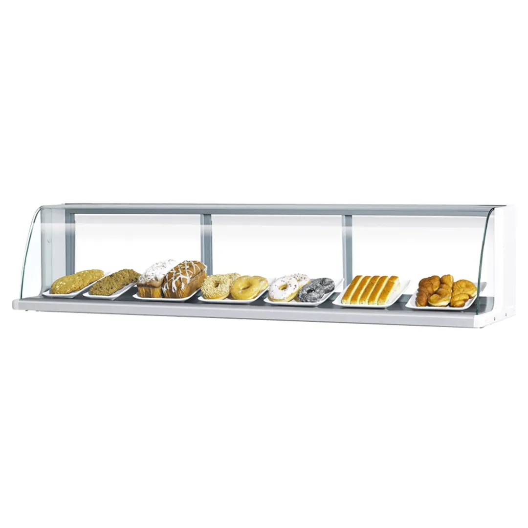 Turbo Air TOMD-75LW(B) 75" Full Service Non-Refrigerated Countertop Display Case