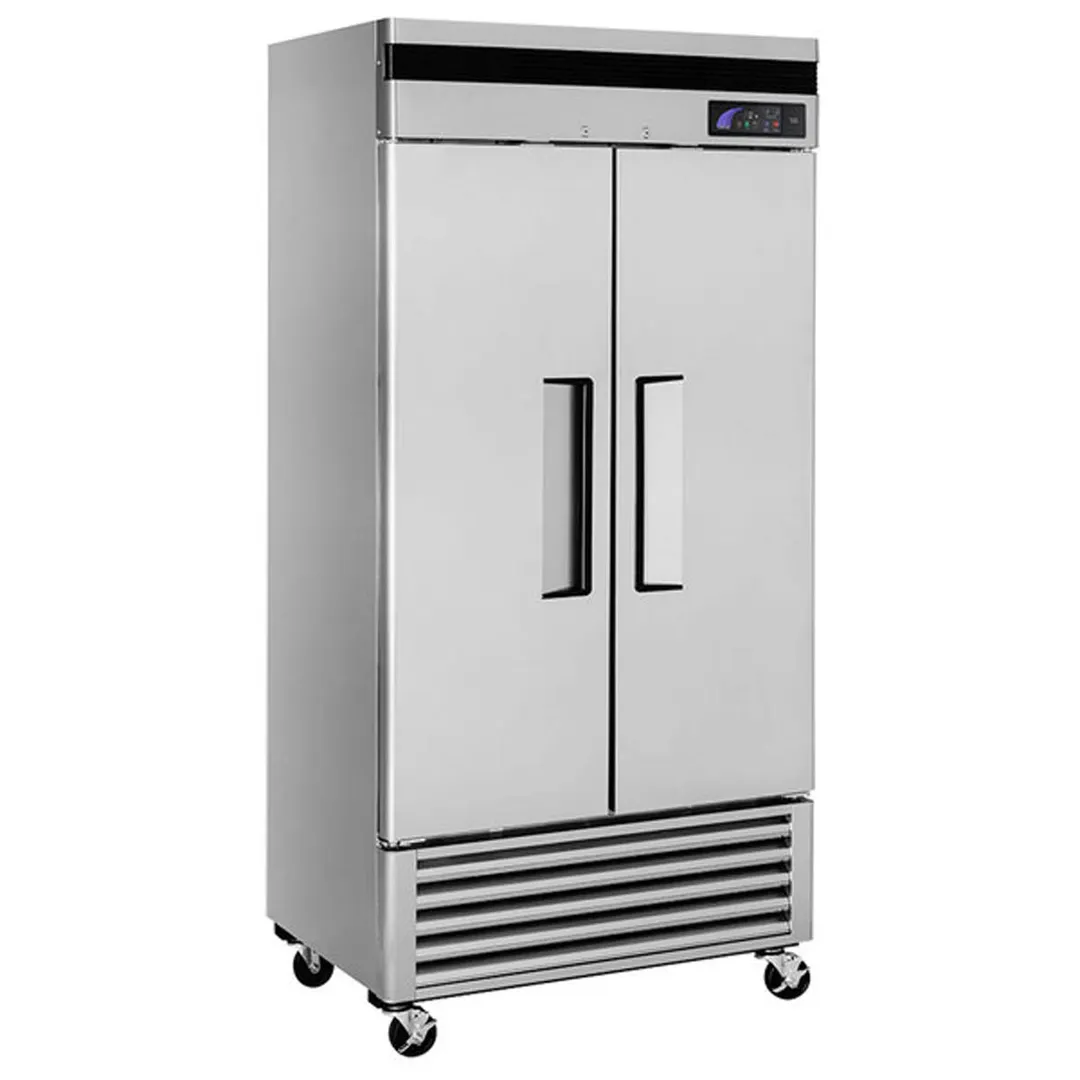Turbo Air TSF-35SDN-N 39.5" 2-Solid Door Reach-In Freezer, Bottom Mounted, 29.19 cu. ft., Stainless Steel