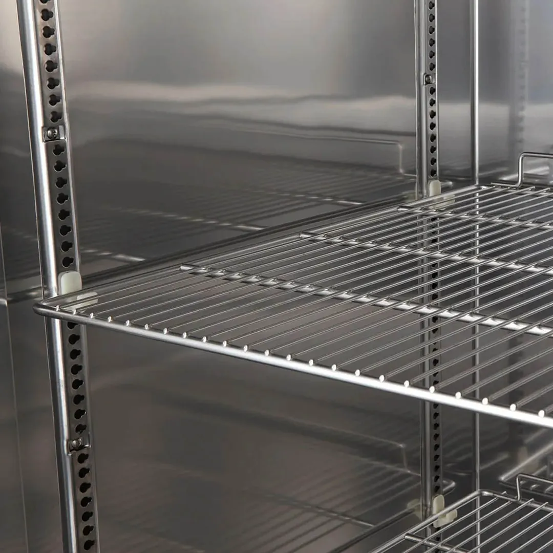 Turbo Air TSR-35SD-N6 39" 2-Section Reach-In Refrigerator w/ 2 Solid Doors, Bottom Mount, Stainless Steel, 29 cu. ft.