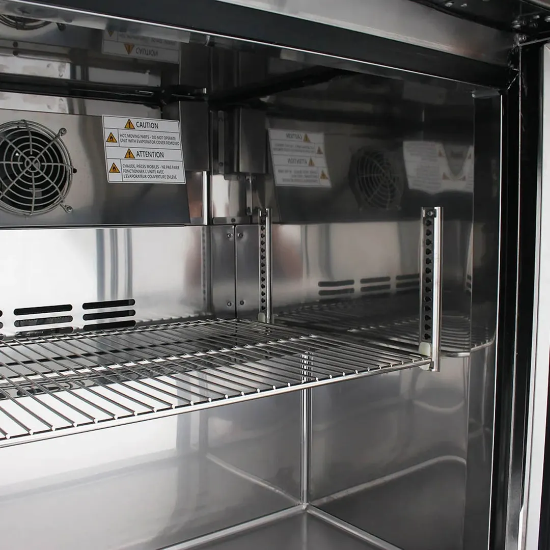 Turbo Air TUF-28SD-N 28" 1-Door Undercounter Freezer, Stainless Steel, 6.8 cu. ft.