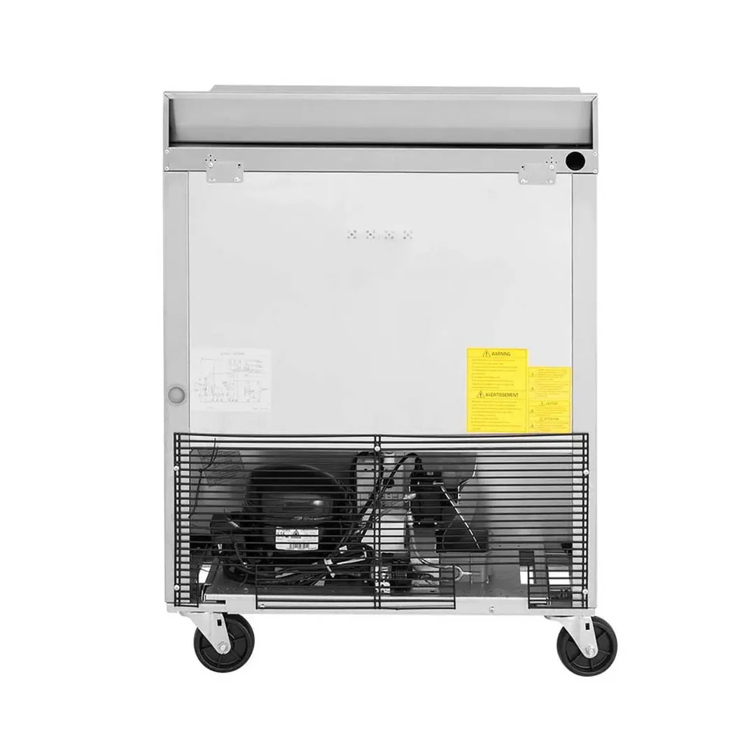 Turbo Air TWF-28SD-N 27" 1-Section Worktop Freezer w/ 1 Door, 6.8 cu. ft.