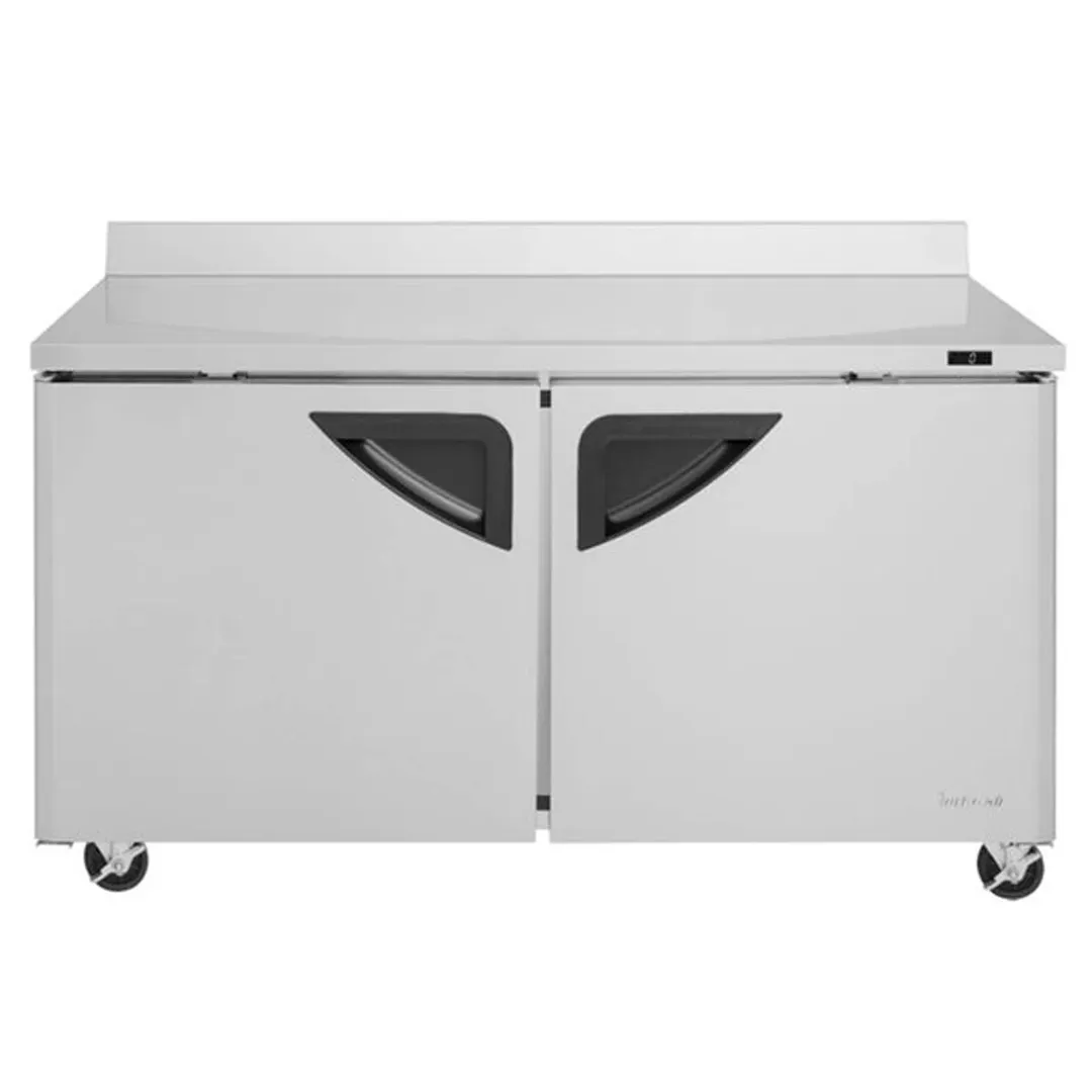 Turbo Air TWF-60SD-N 60" 2-Section Worktop Freezer w/ 2 Doors, 17 cu. ft.