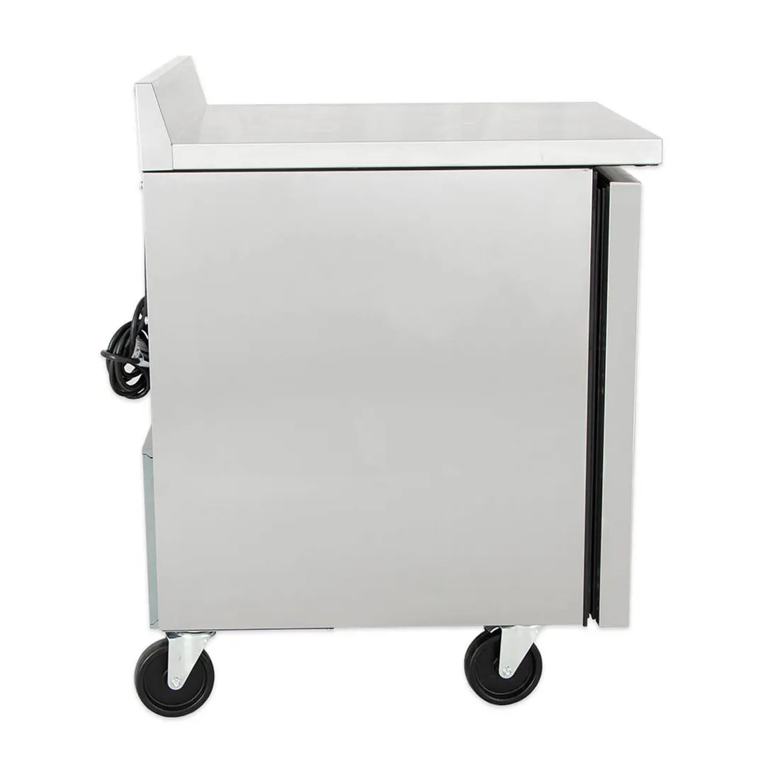 True TWT-27F-HC 27" 1-Section WorkTop Freezer w/ 1 Solid Door, Stainless Steel Exterior