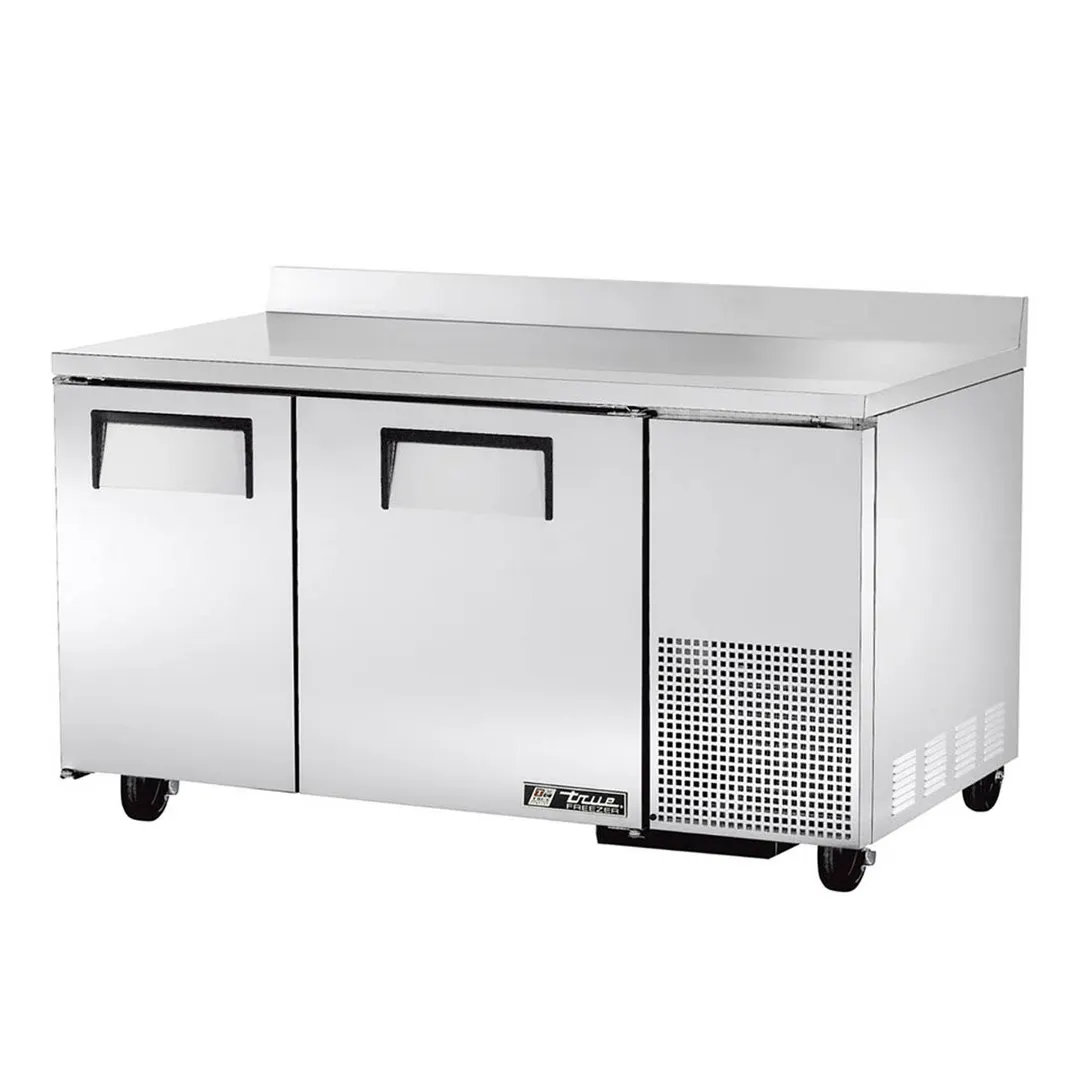 True TWT-60-32-HC 60" 2-Section Worktop Refrigerator w/ 2 Doors, Side Mount Front Breather
