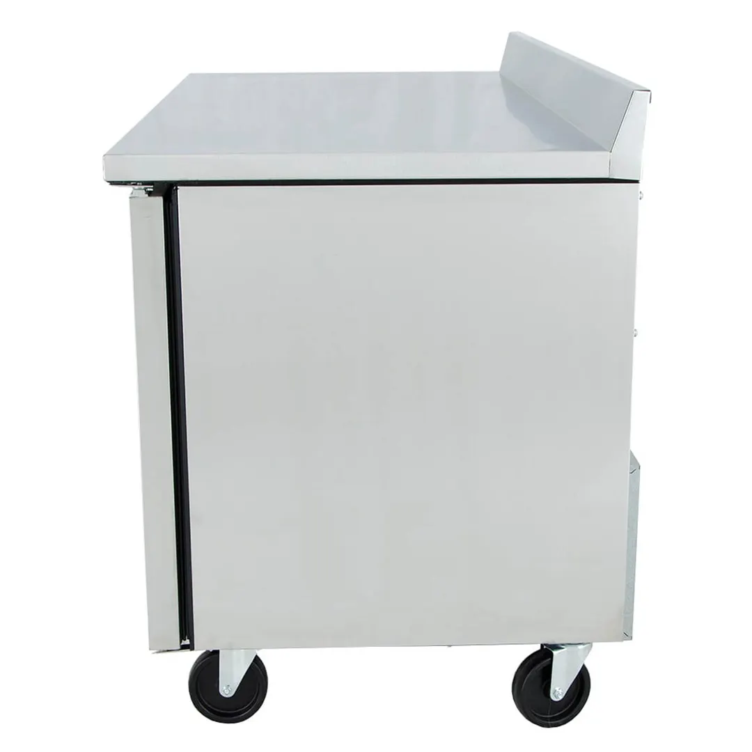 True TWT-60F-HC 60" 2-Section WorkTop Freezer w/ 2 Solid Doors, Stainless Steel Exterior