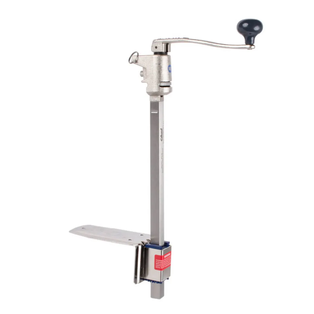 Edlund U-12 Heavy Duty Manual Can Opener with 16" Adjustable Bar & Plated Steel Base