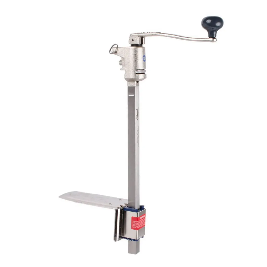 Edlund U-12L Can Opener, Quick Change, Manual, with Long Bar & New Plated Base