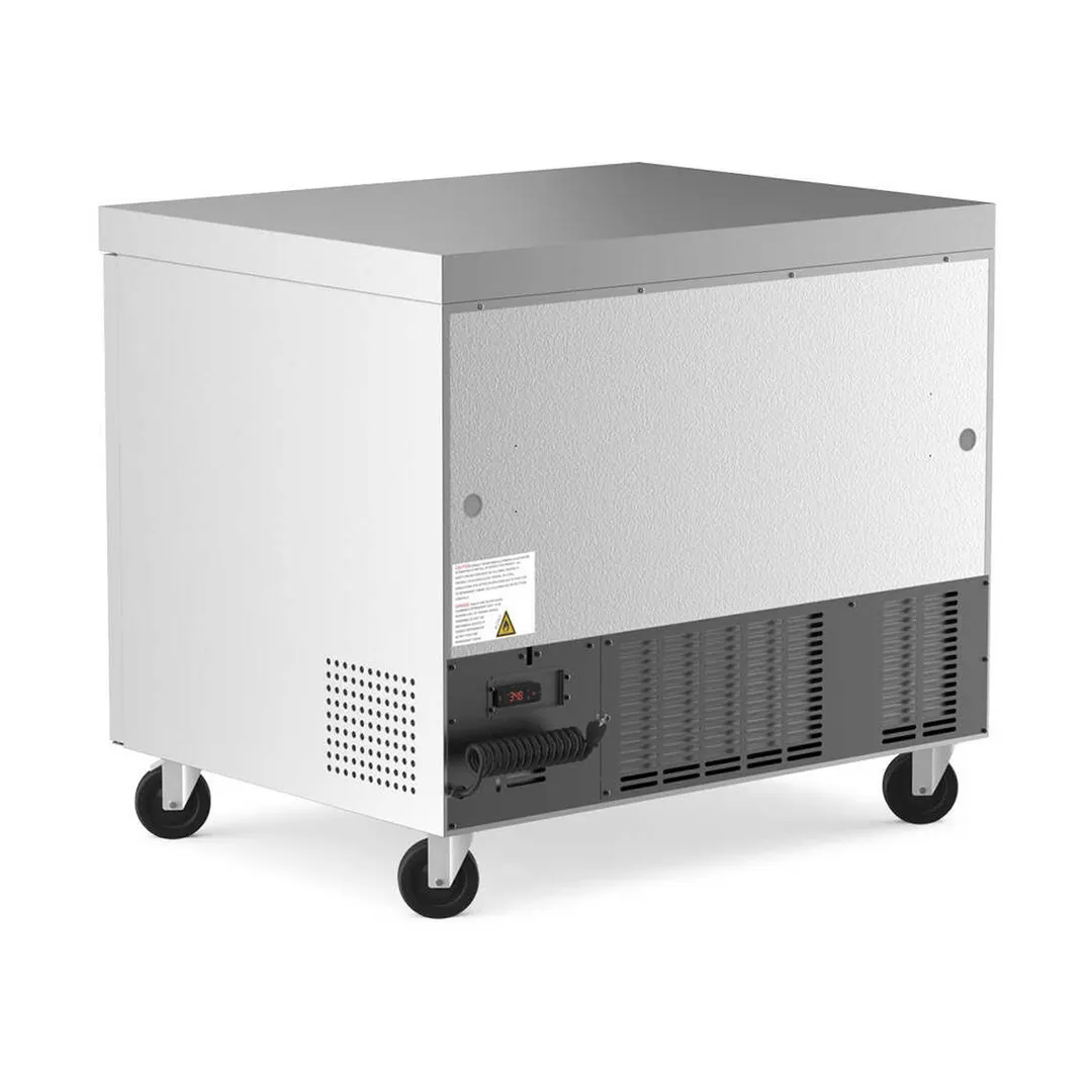 Coldline UC-36F 35" Two Section Undercounter Freezer, Self Contained, 8.5 cu. ft.