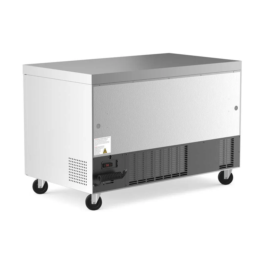 Coldline UC-48F 48" 2-Door Undercounter Freezer, Stainless Steel, 12 cu. ft.