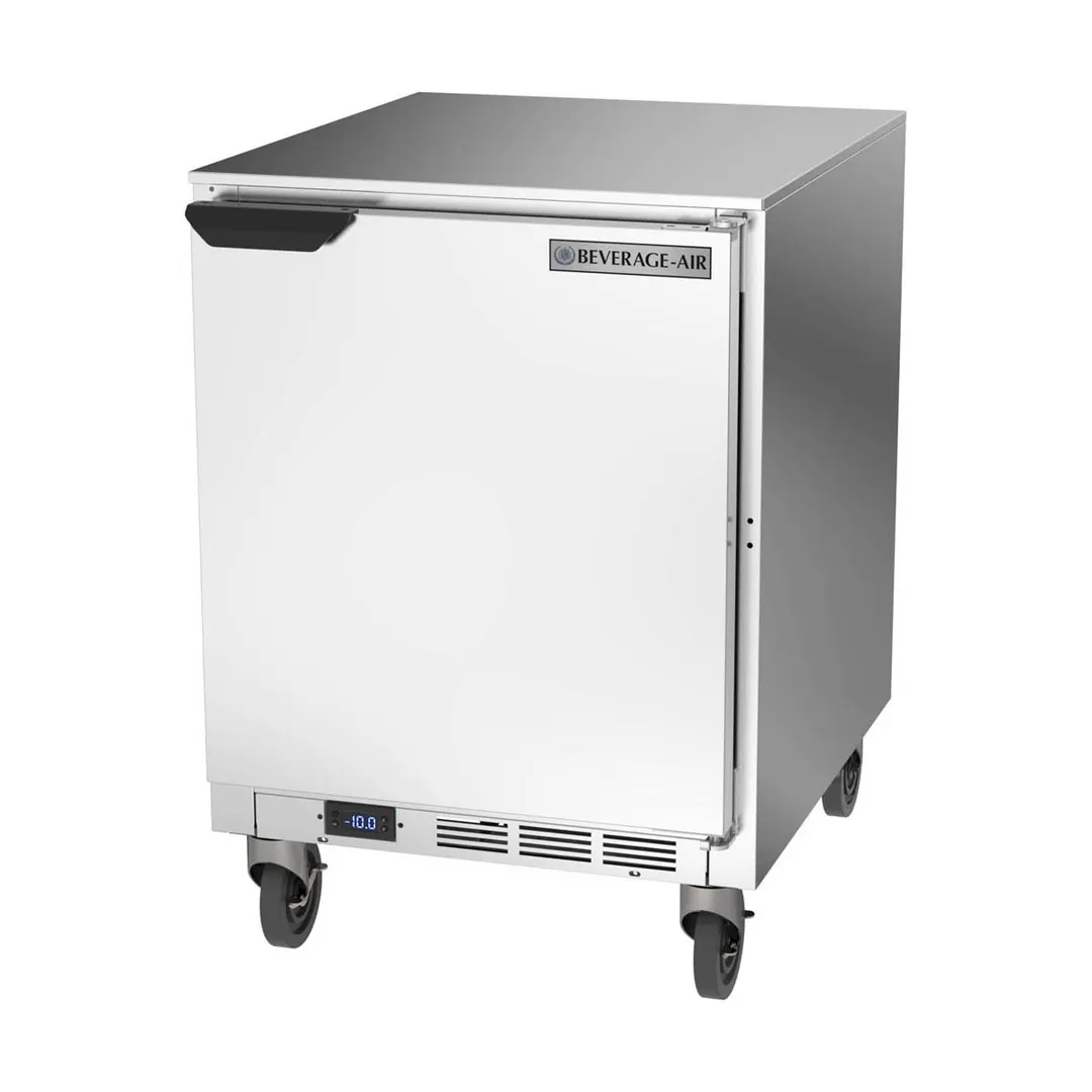 Beverage Air UCF24AHC 24" 1-Section Undercounter Freezer w/ 1 Door, 4.9 cu. ft.