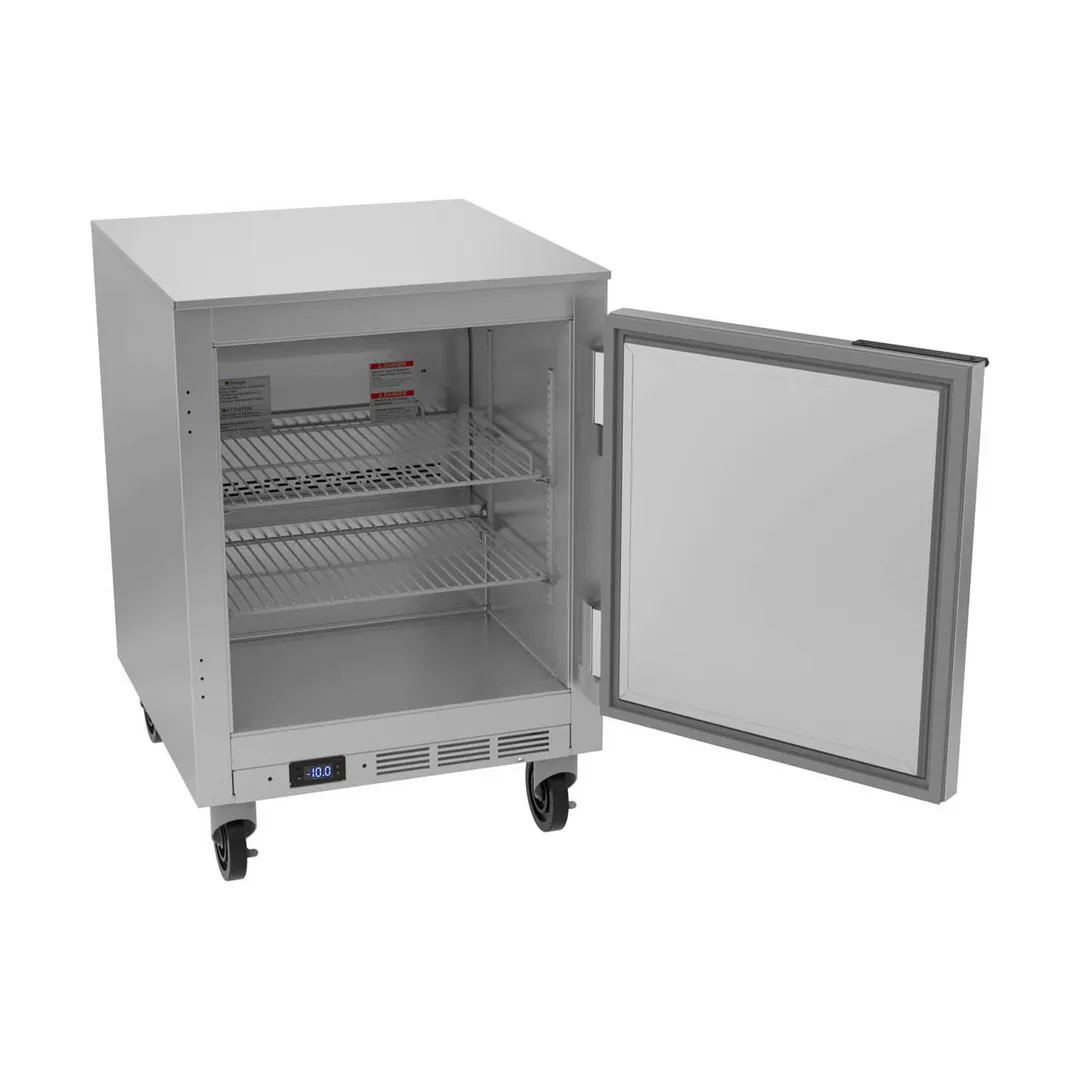 Beverage Air UCF24HC 24" 1-Section Undercounter Freezer w/ 1 Door, 4.53 cu. ft.