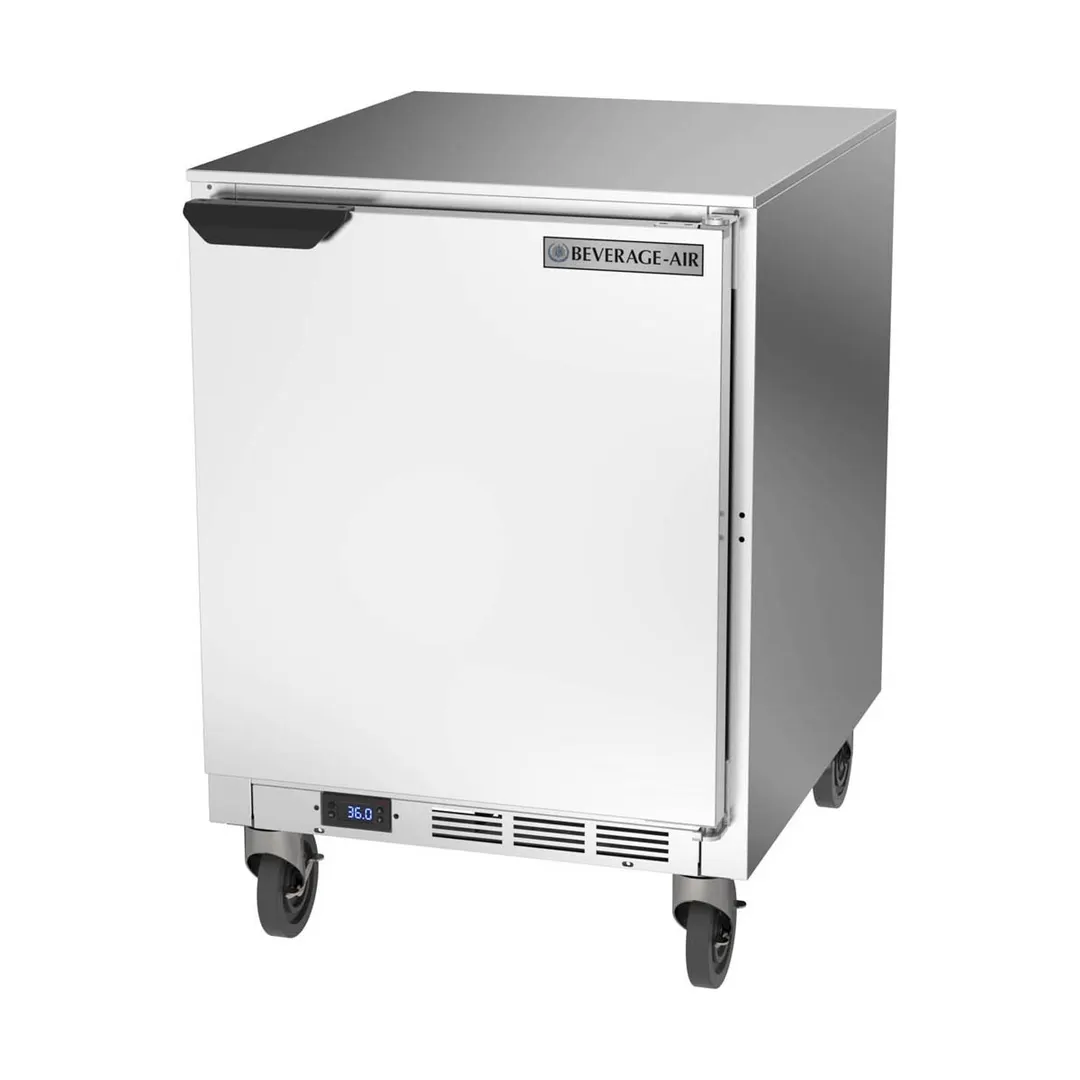 Beverage Air UCR24AHC 24" One Section Undercounter Refrigerator w/ 1 Door, 5.16 cu. ft.