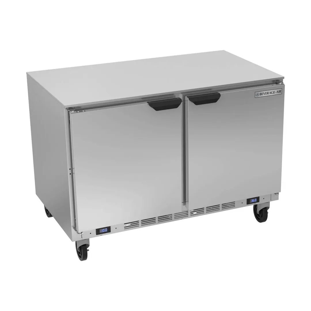 Beverage Air UCFR48AHC 48" Undercounter Refrigerator Freezer w/ 2 Doors, 10.6 cu. ft. – Dual Temperature