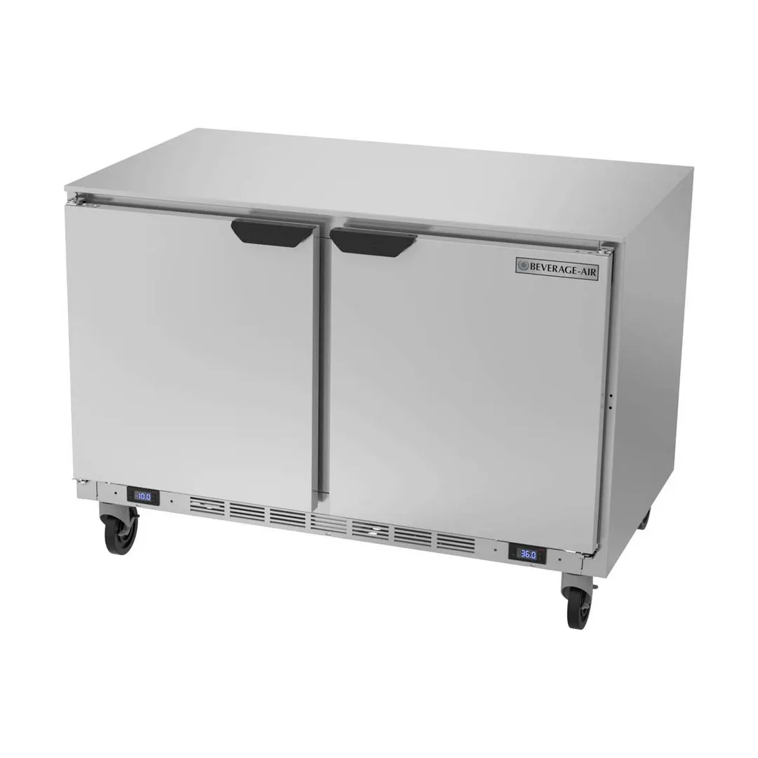 Beverage Air UCFR48AHC 48" Undercounter Refrigerator Freezer w/ 2 Doors, 10.6 cu. ft. – Dual Temperature