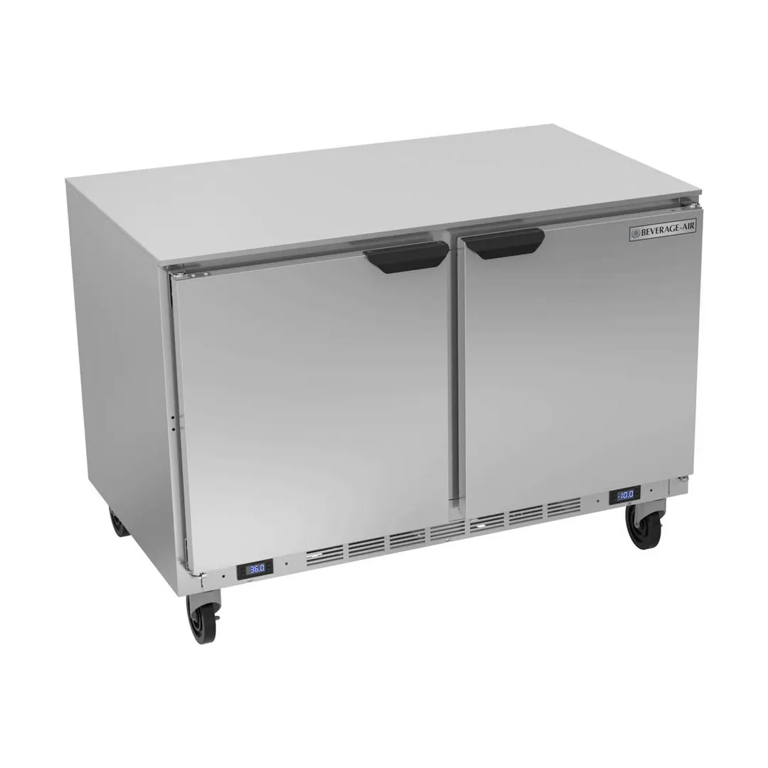 Beverage Air UCRF48AHC 48" Undercounter Refrigerator Freezer w/ 2 Doors, 10.6 cu. ft. - Dual Temp