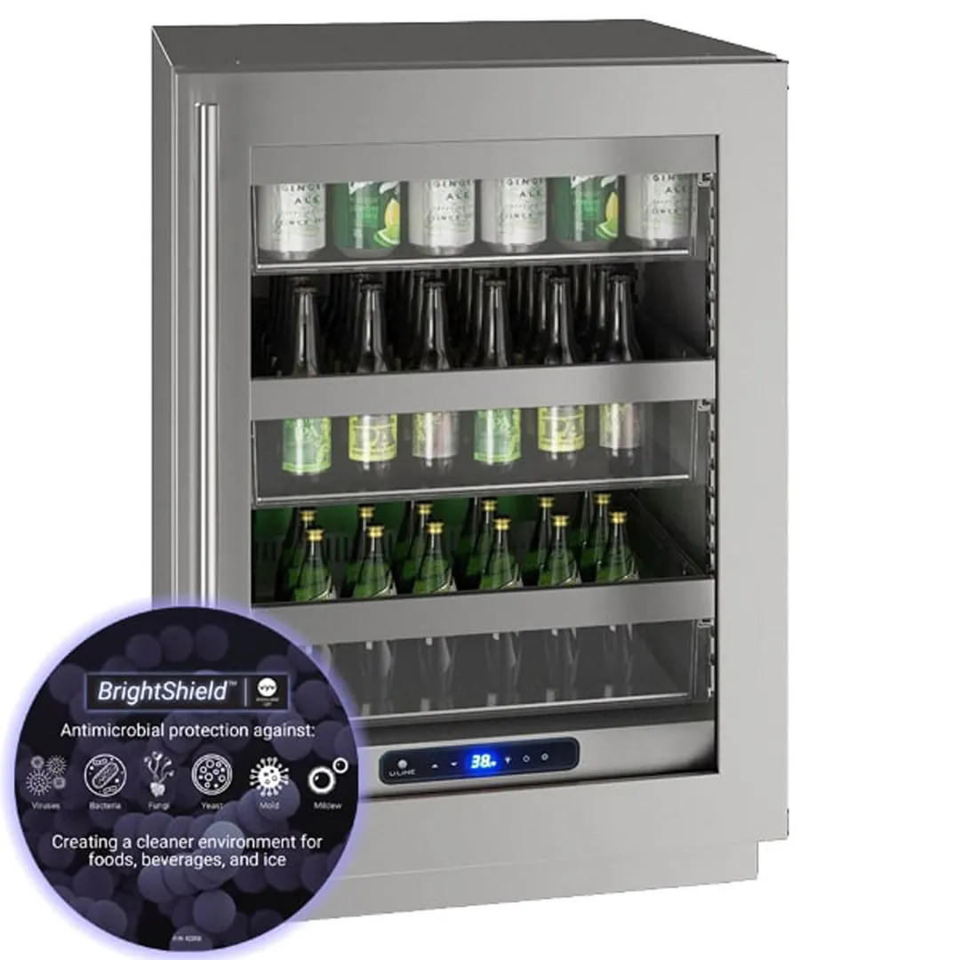 U-Line UHRE524-SG81A 24" W Reach-In Undercounter Refrigerator