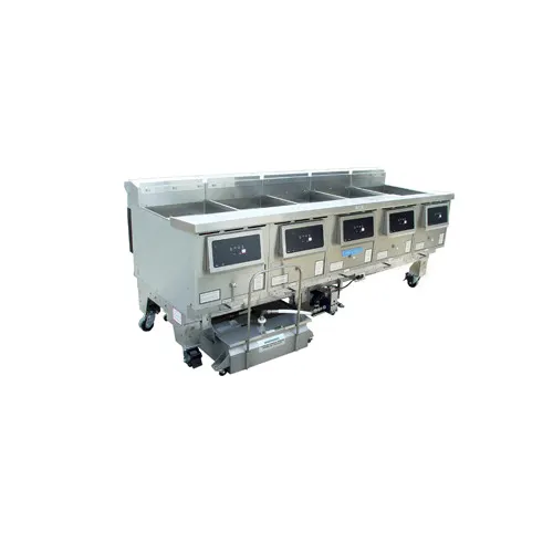 Ultrafryer B-P20-20-5-UC Ultragold™ Multiple Battery Gas Fryer w/ (5) 125-lb Frypots, Filtration
