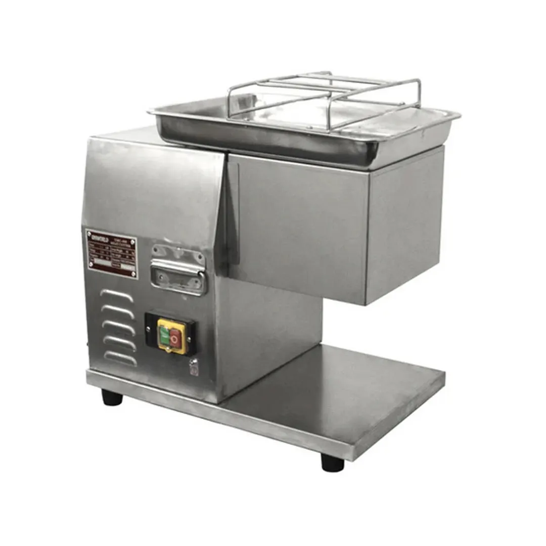 Uniworld UMC800-10 Meat Cutting Machine – Floor Model, 10mm Stainless Blades, 2 HP 110V, 4-3/4" x 6-1/4" CE Certified