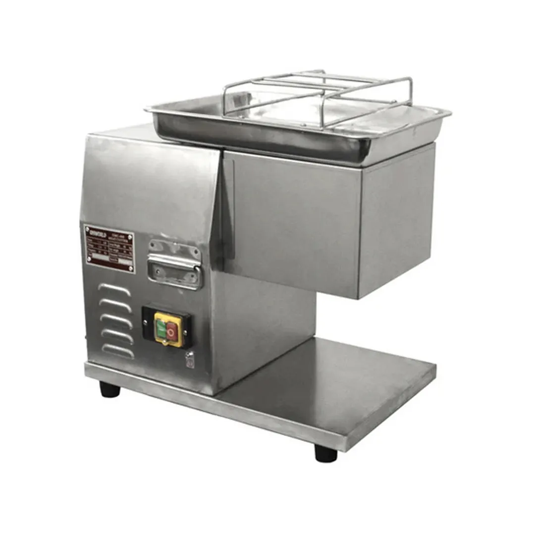 Uniworld UMC800-25 Floor Meat Grinder, 25mm Stainless Blades, 2 HP 110V, Wide 4-3/4" x 6-1/4" Mouth, Belt Driven, CE