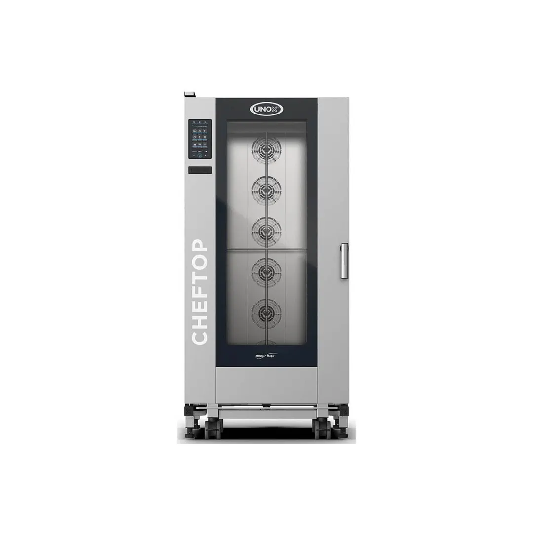 UNOX XAVL-2021-DPLS Full Size 20 Pan Electric Combi Oven w/ Touchscreen, Steam Generator, 208/240V