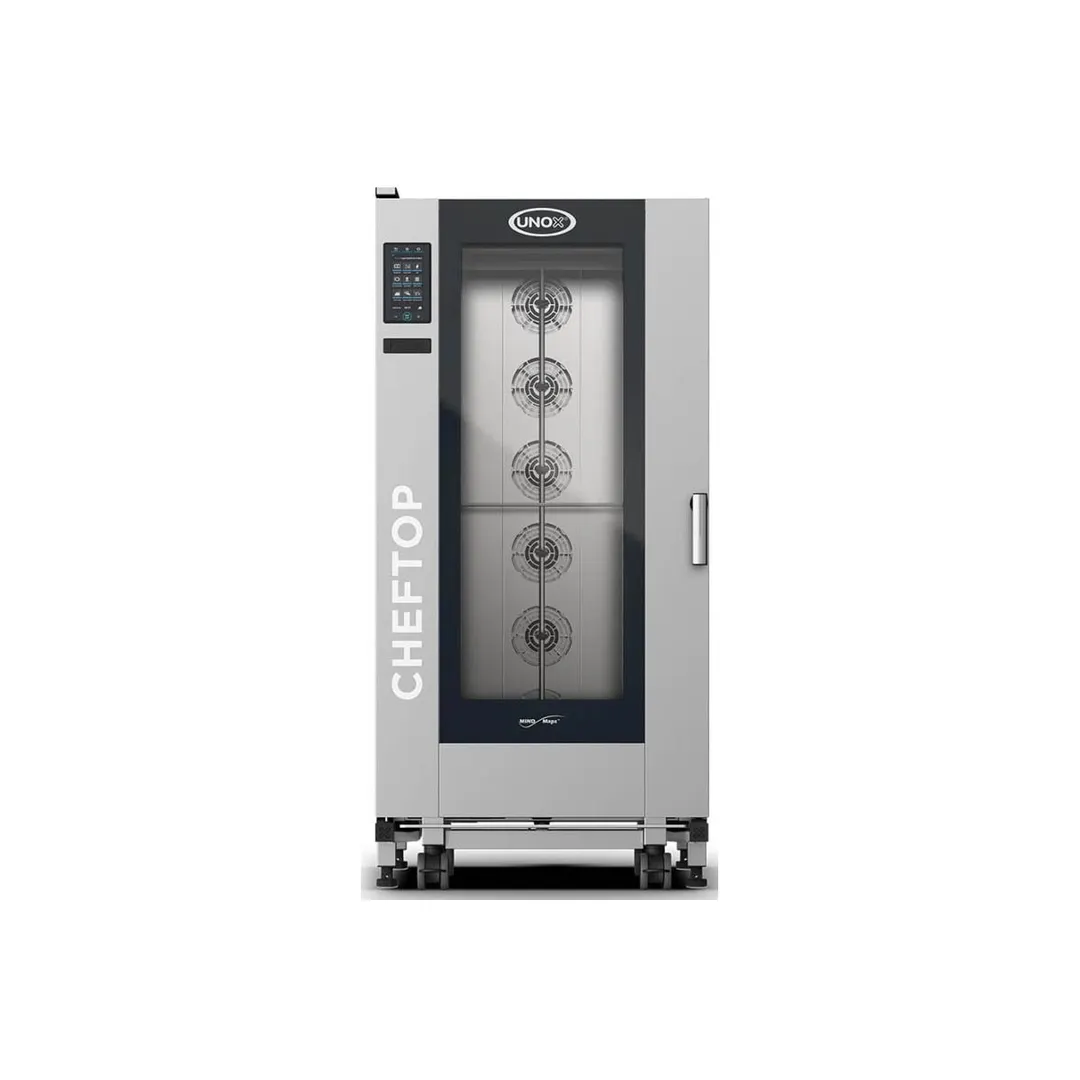 UNOX XAVL-2021-HPLS Full-Size 20 Pan Electric Combi Oven w/ Touchscreen, Steam Generator