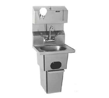 Eagle Group -T Waste Receptacle, For Handsinks, 20 Gauge Stainless Steel