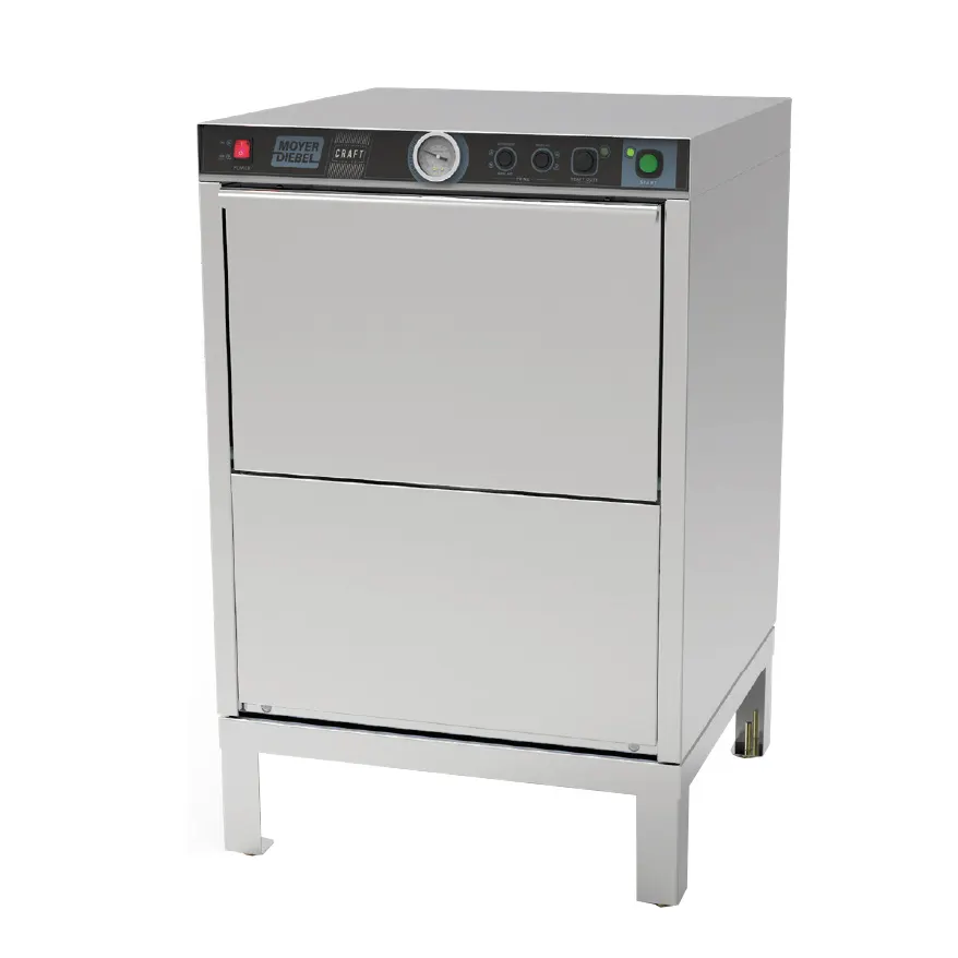 Moyer Diebel 601LTG 24" Door Type Undercounter Glasswasher, Low Temp - 25 Racks/Hr - 115V