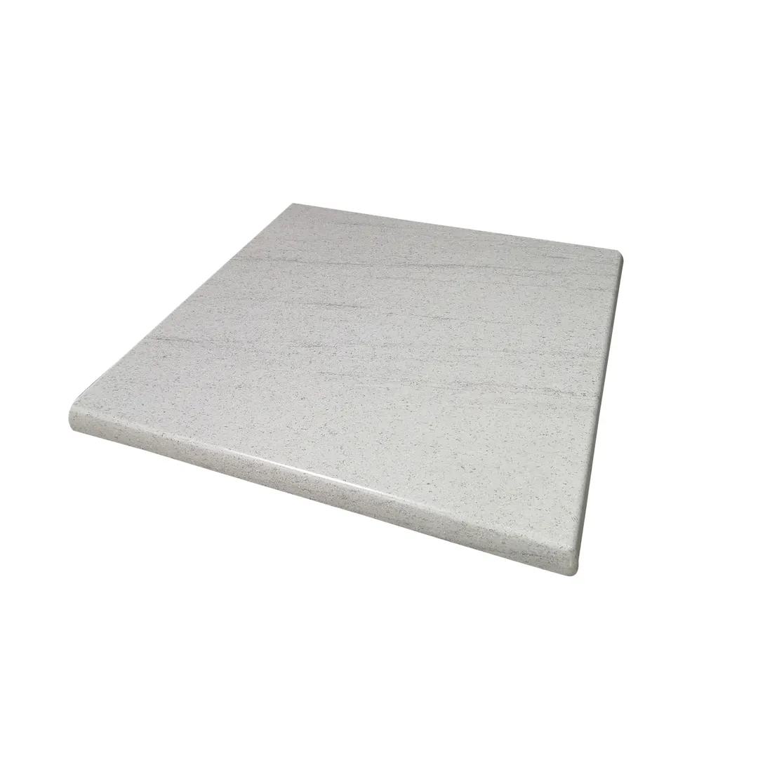 American Tables & Seating ATO2828-207 28" Square Outdoor Laminate Table Top, Compressed Grey