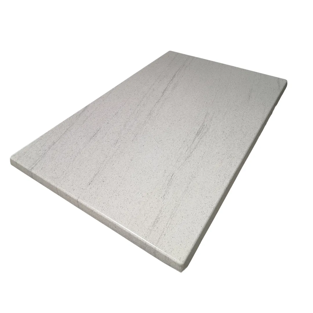 American Tables & Seating ATO3048-207 Rectangular Outdoor Laminate Table Top, Compressed Grey