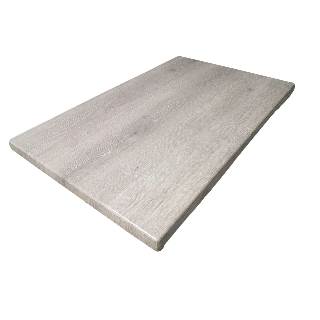 American Tables & Seating ATO3048-212 Rectangular Outdoor Laminate Table Top, Grey Oak