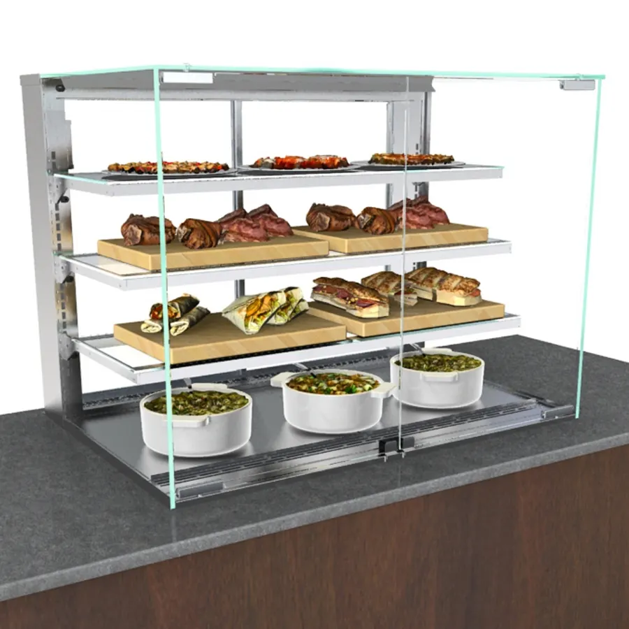 Structural Concepts NE4835HSV 48" Reveal® Service Heated Slide In Counter Case