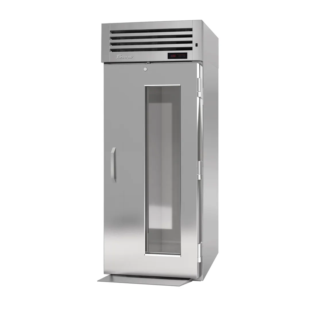 Turbo Air PRO-26H2-G-RT(-L) "Full Height" 1-Section 2-Door Glass Heated Holding Cabinet 34"W
